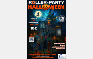 MilPat'Roller, Roller Party et Halloween le 1er novembre